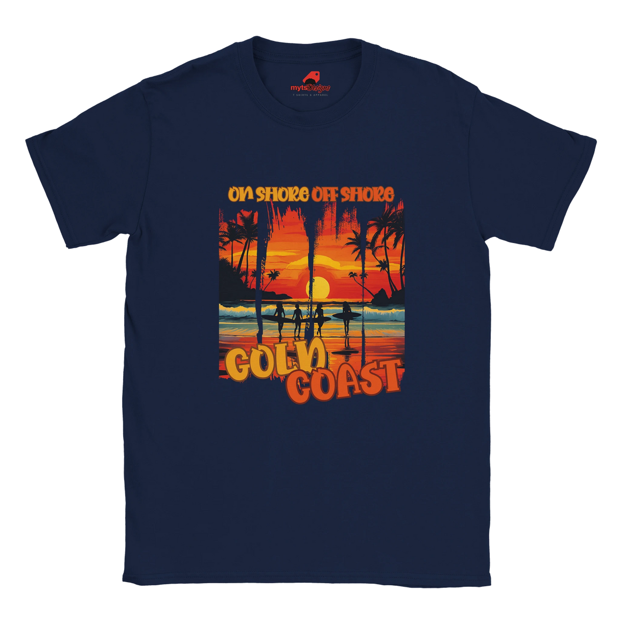 Sunset surf T-shirt