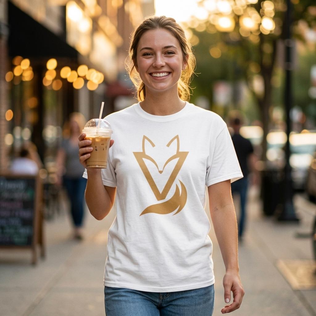 Vixen Minimalist Fox T-Shirt | Modern Women's Graphic Tee