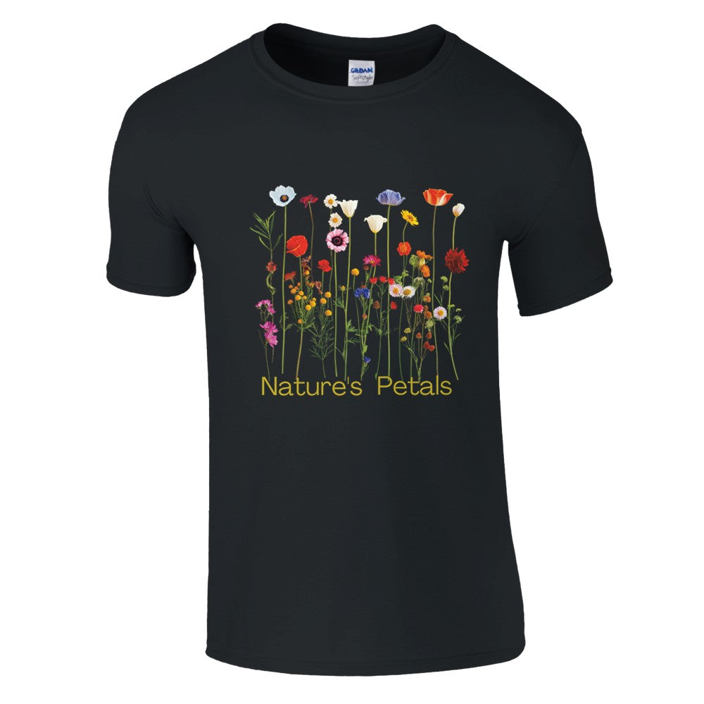 Wildflower T-Shirt Women | Minimalist Floral Graphic Tee | Eco-Friendly Cotton