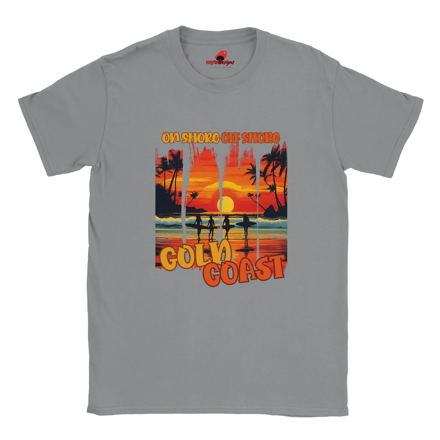 Sunset surf T-shirt