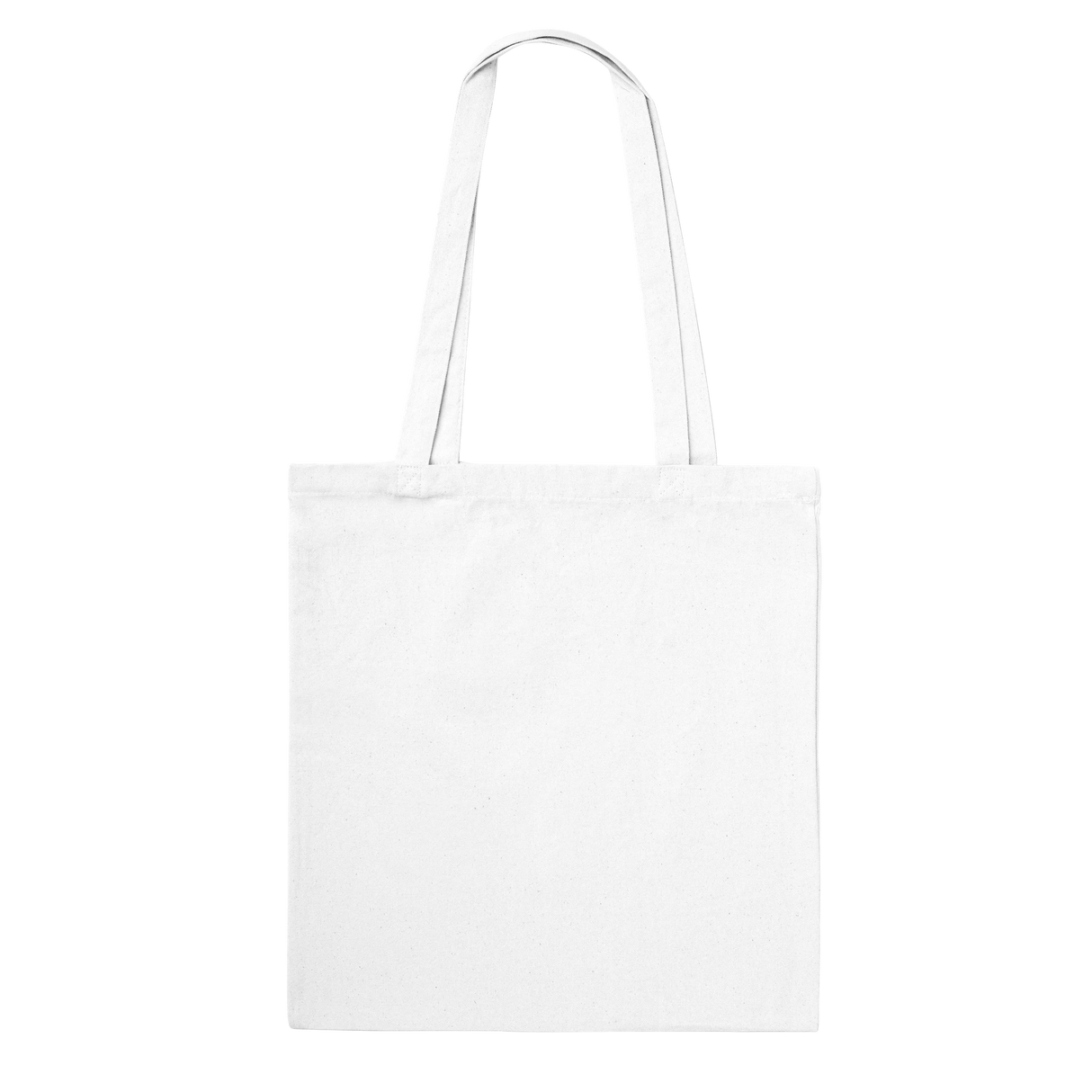 Beige tote bag on a white background