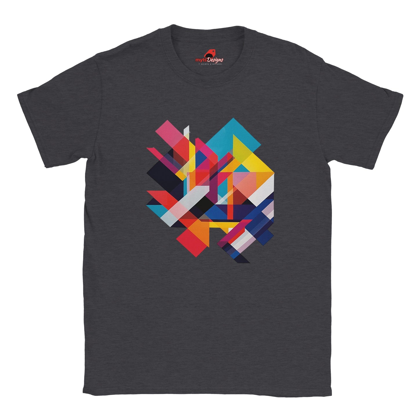 Flat Lay Dark Heather Colour t-shirt