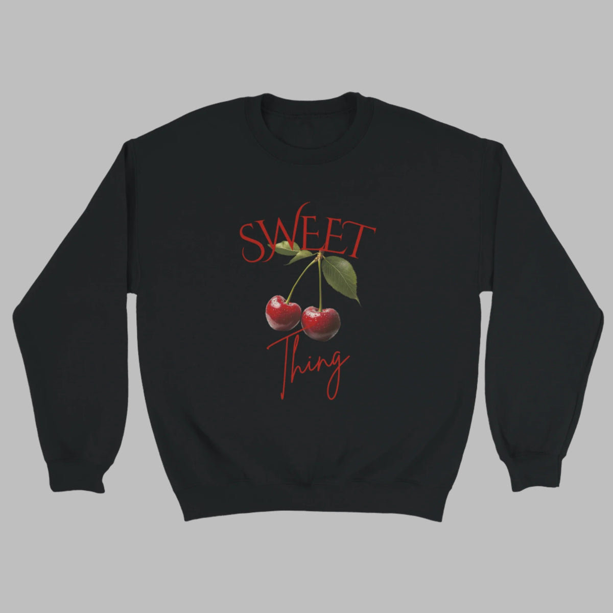 cherry sweatshirt
