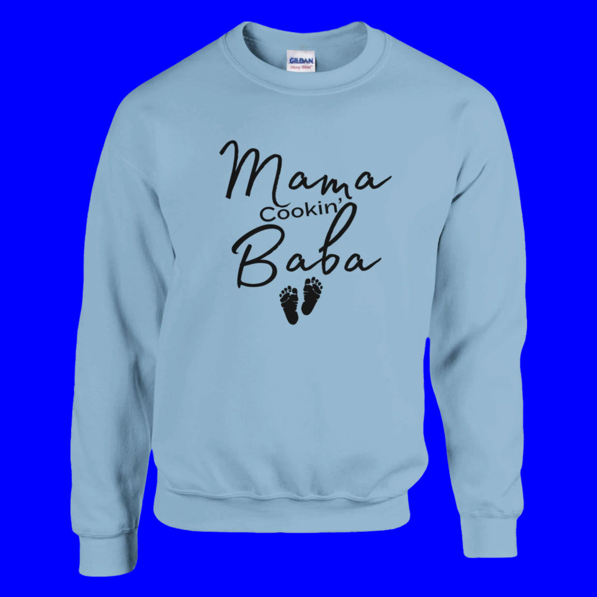 Light blue sweat shirt