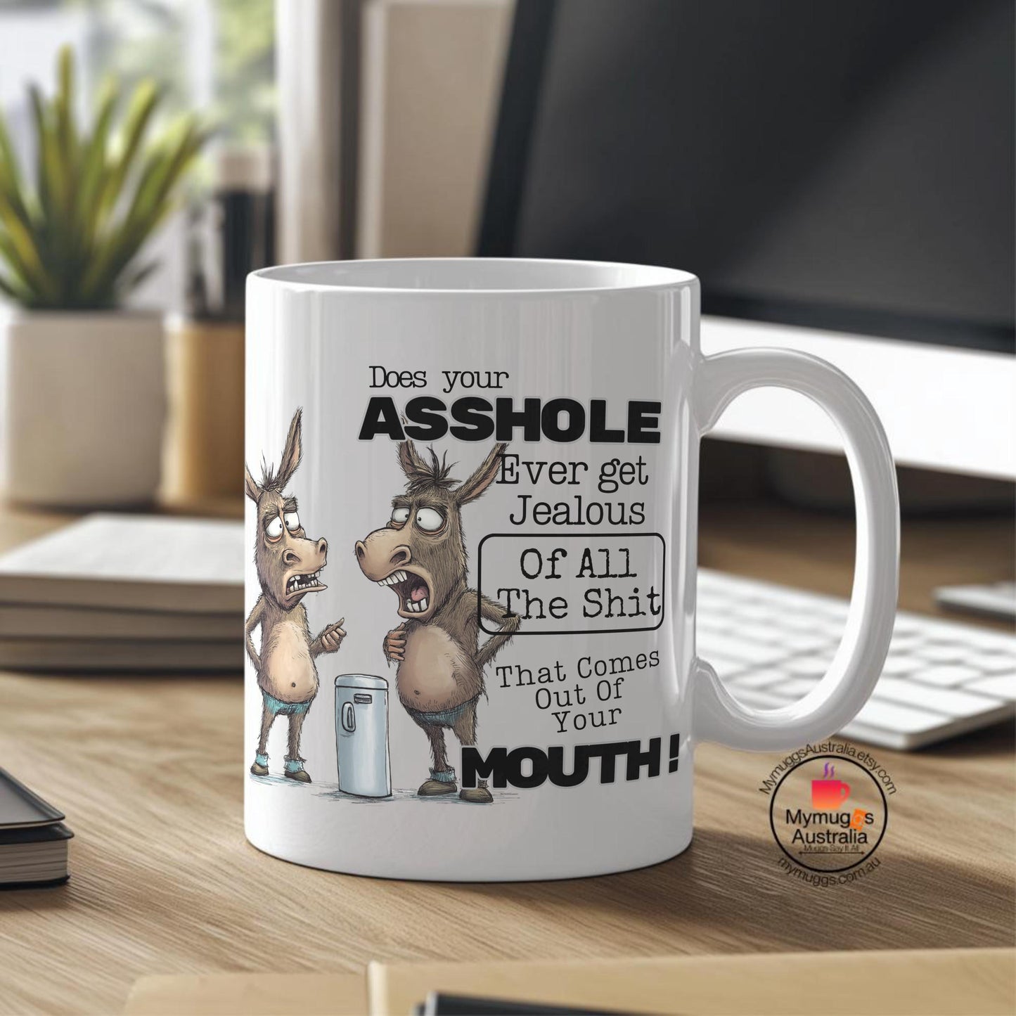 Sarcastic Office Donkey Coffee Mug