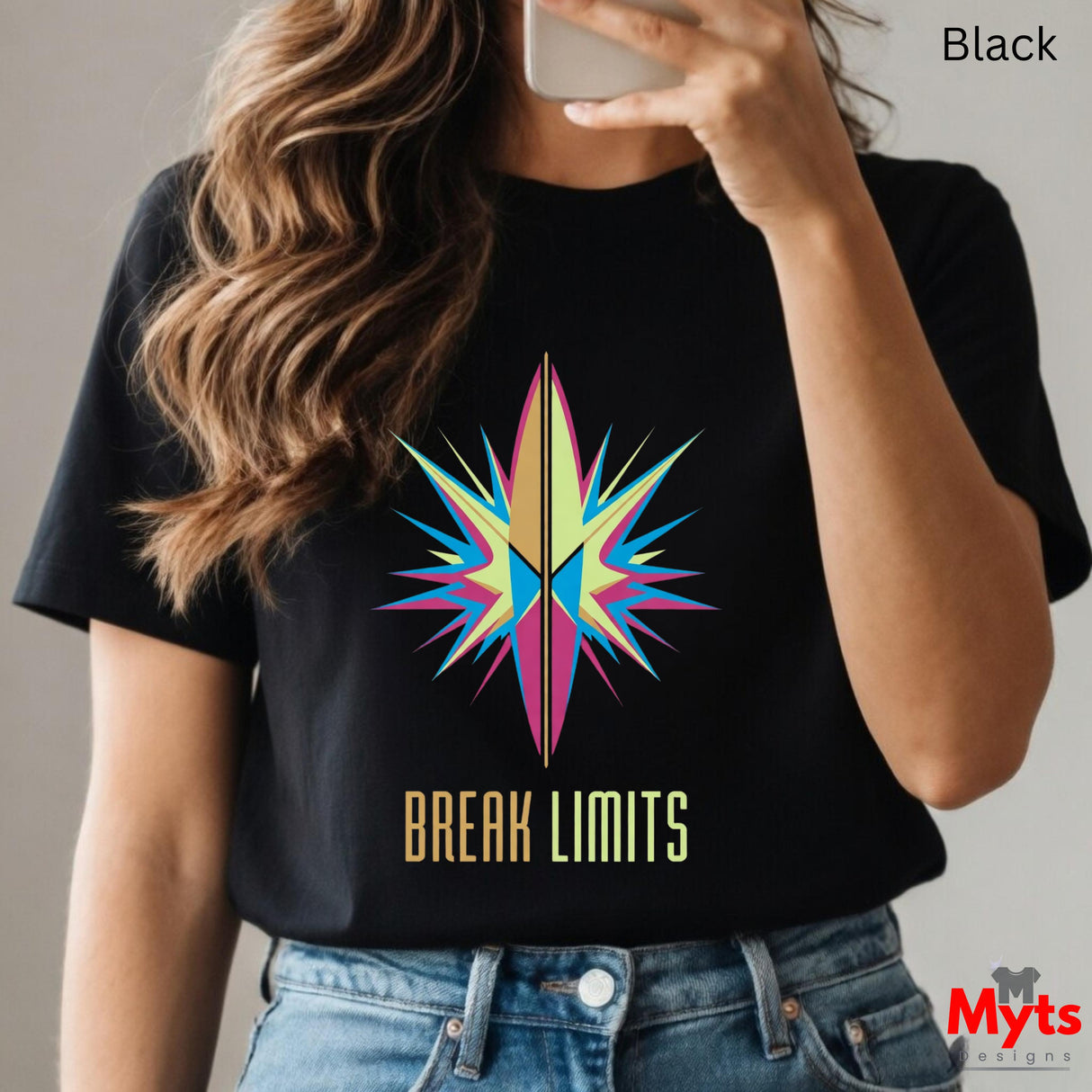 Break Limits Surfboard Graphic T-Shirt | Unisex Gildan 5000