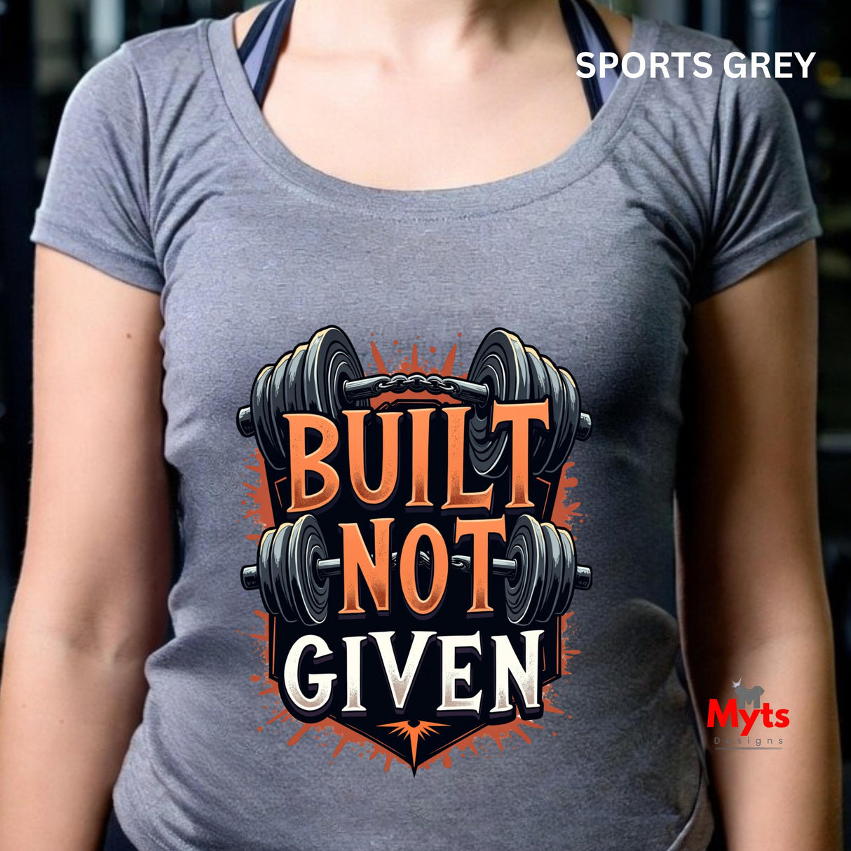 Built Not Given Gym T-Shirt – Men's Motivational Fitness Tee