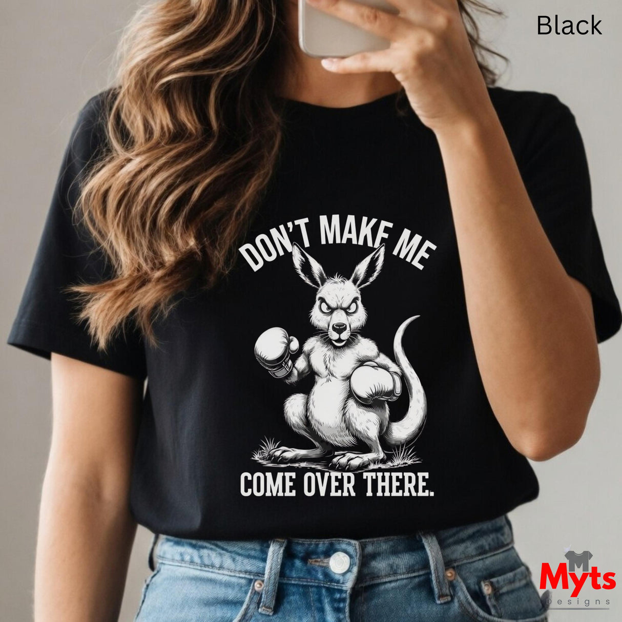 Funny Boxing Kangaroo T-Shirt – Australian Humour Graphic Tee