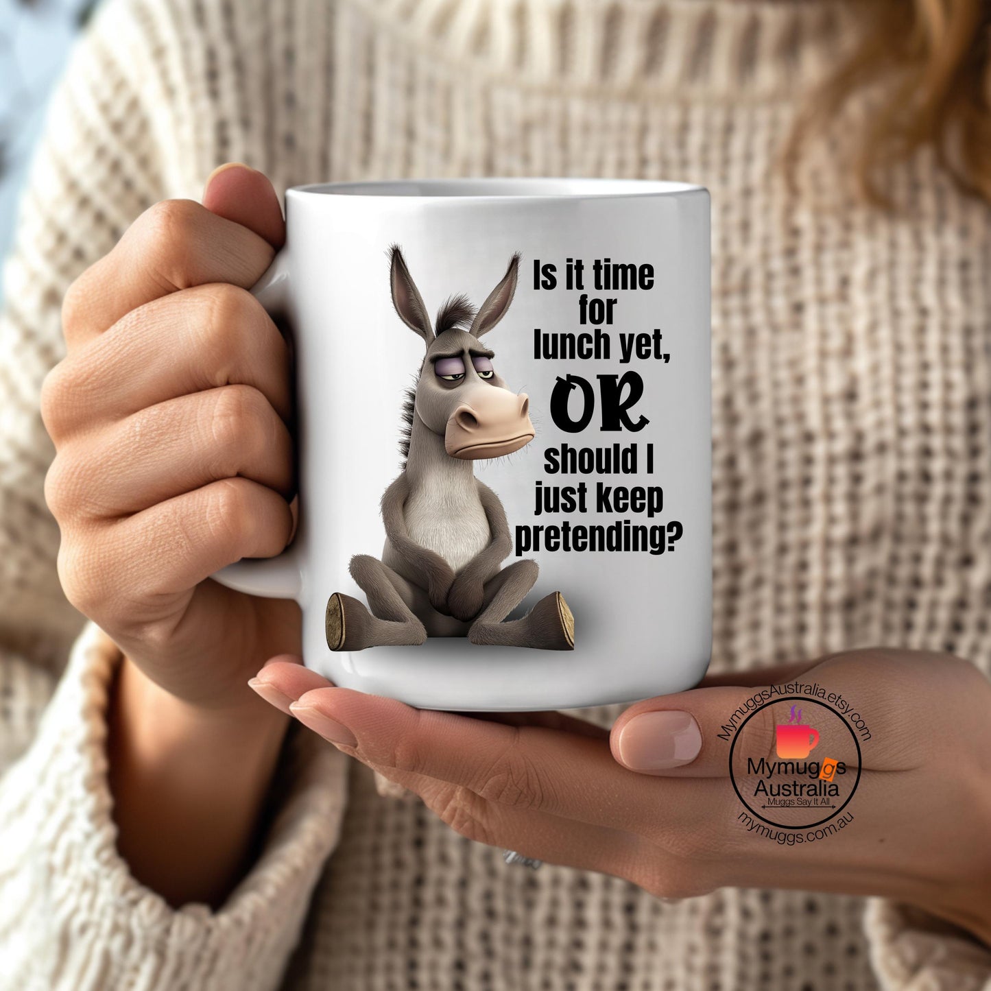 Funny Donkey Coffee Mug –