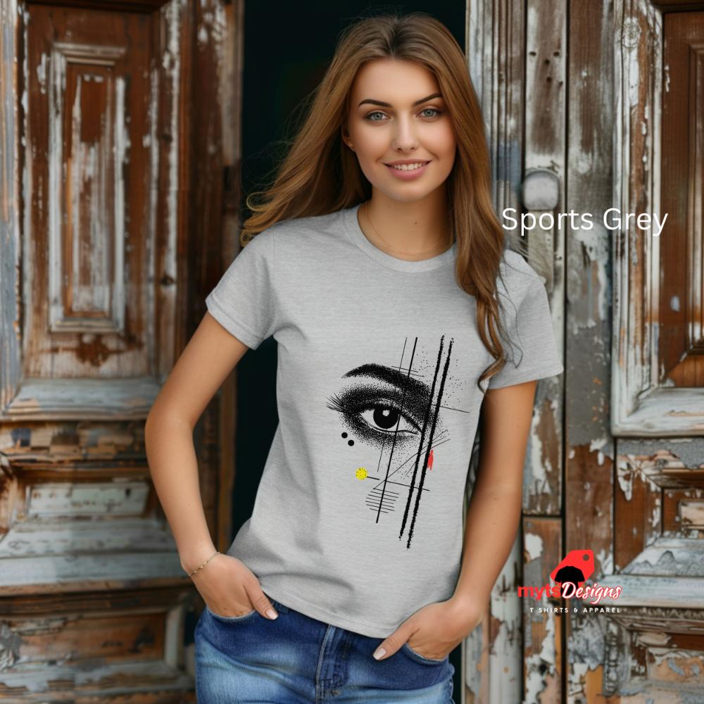 Seeing Eye T-Shirt - All-Seeing Eye Minimalist Graphic Tee, Mystical Symbol Shirt