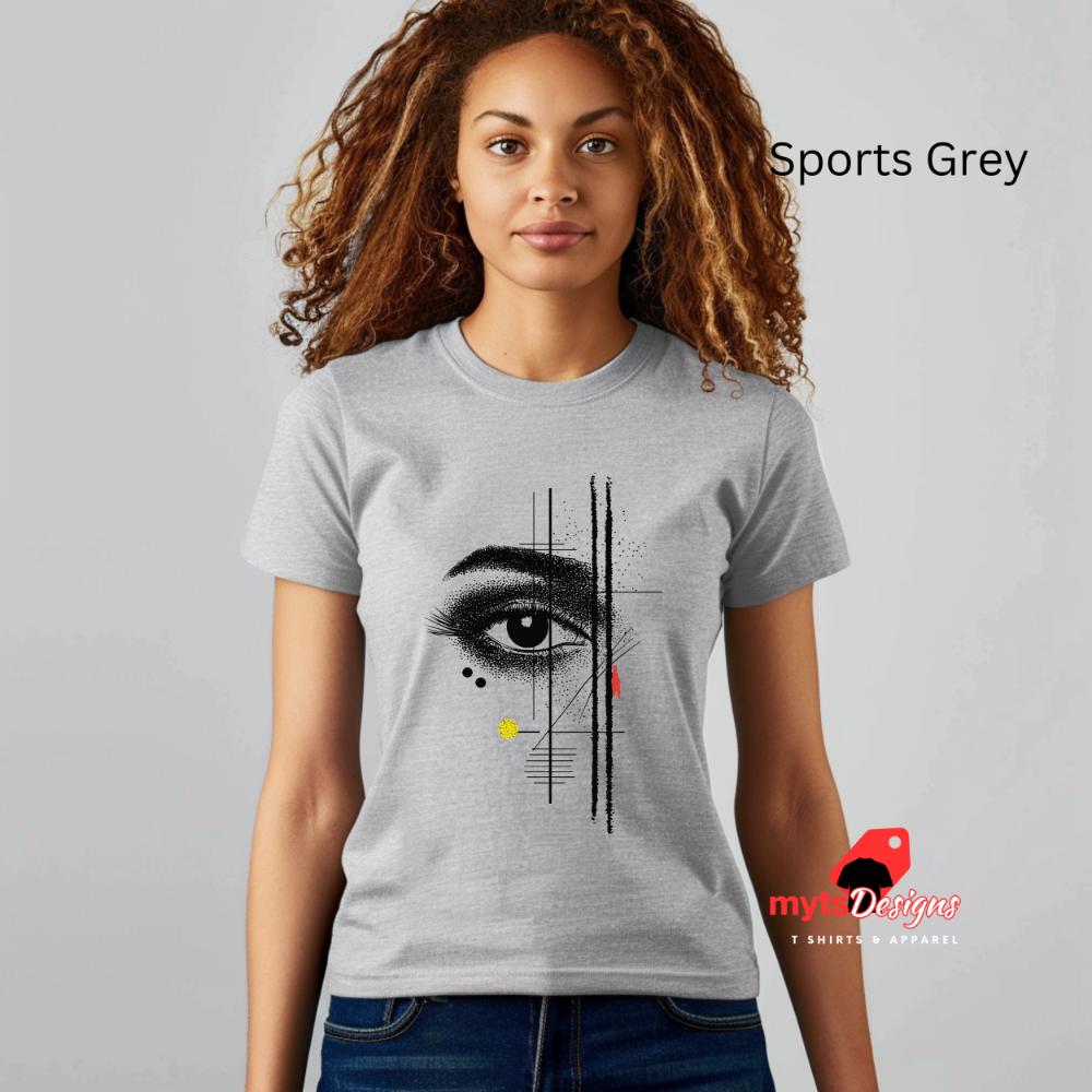 Seeing Eye T-Shirt - All-Seeing Eye Minimalist Graphic Tee, Mystical Symbol Shirt