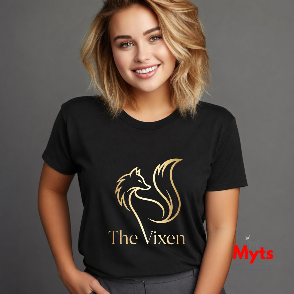 The Vixen Fox T-Shirt | Elegant Feminine Graphic Tee