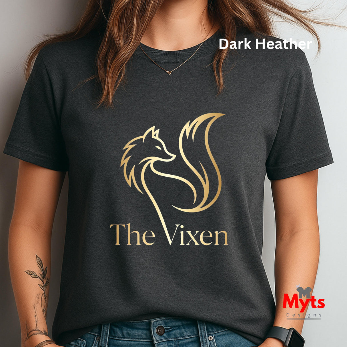 The Vixen Fox T-Shirt | Elegant Feminine Graphic Tee