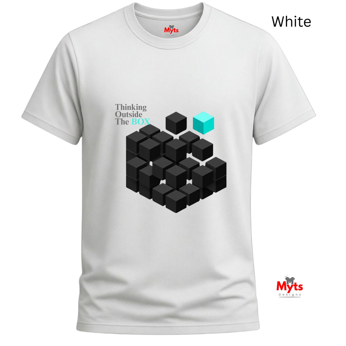 Thinking Outside the Box Geometric T-Shirt – Creative Mind Tee