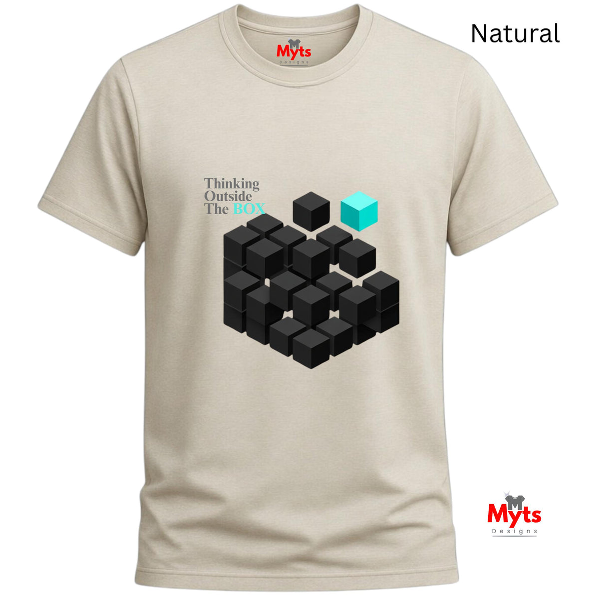 Thinking Outside the Box Geometric T-Shirt – Creative Mind Tee