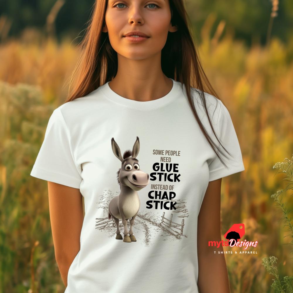 Funny Donkey T-Shirt - Hilarious Animal Quote Tee for Men & Women