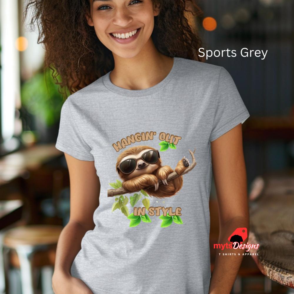 Funny Lazy Sloth T-Shirt | Cute Sloth Graphic Tee | Unisex Casual Wear