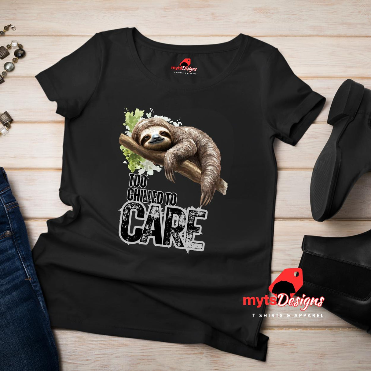 Funny Lazy Sloth T-Shirt - Cute Sloth Graphic Tee for Animal Lovers