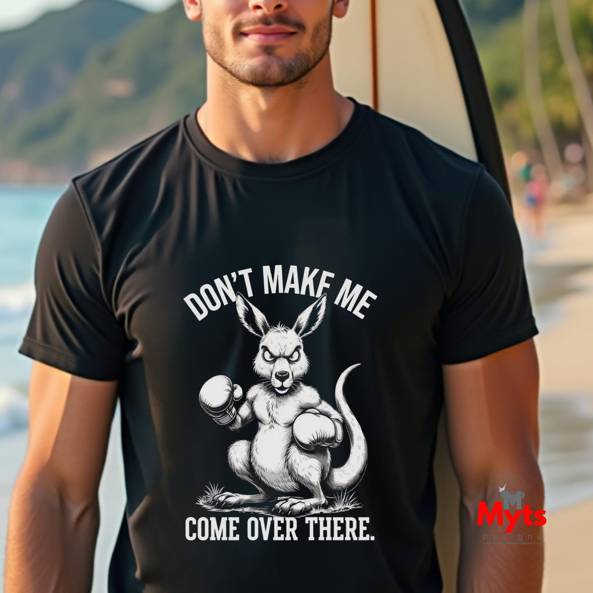 Funny Boxing Kangaroo T-Shirt – Australian Humour Graphic Tee