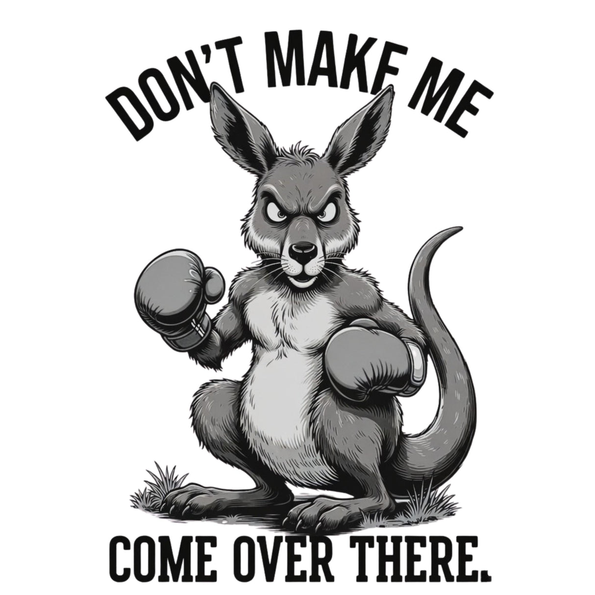 Funny Boxing Kangaroo T-Shirt – Australian Humour Graphic Tee
