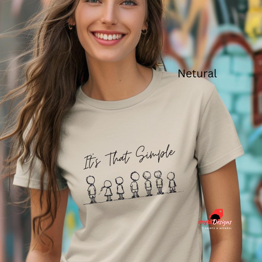 It's That Simple Inspirational T-Shirt | Motivational Quote Tee