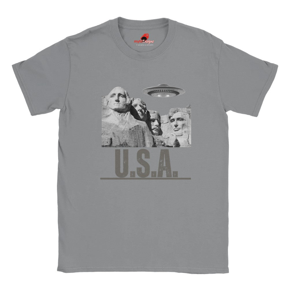 Sports Grey Mt. Rushmore T-shirt