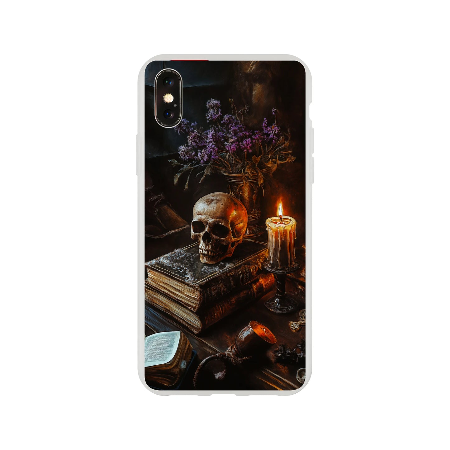 Goth style i phone flexi case