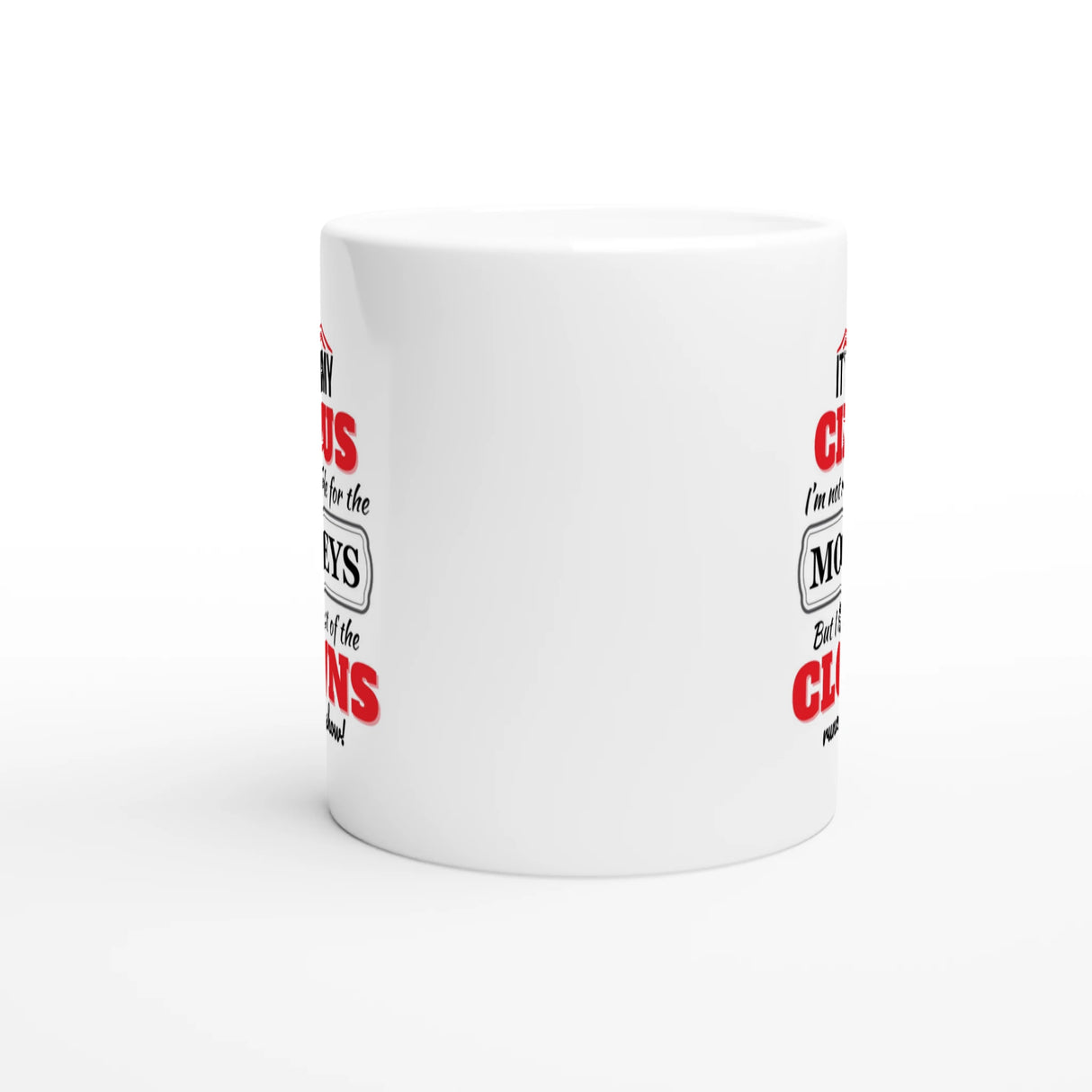 funny office mug, showing wraparound