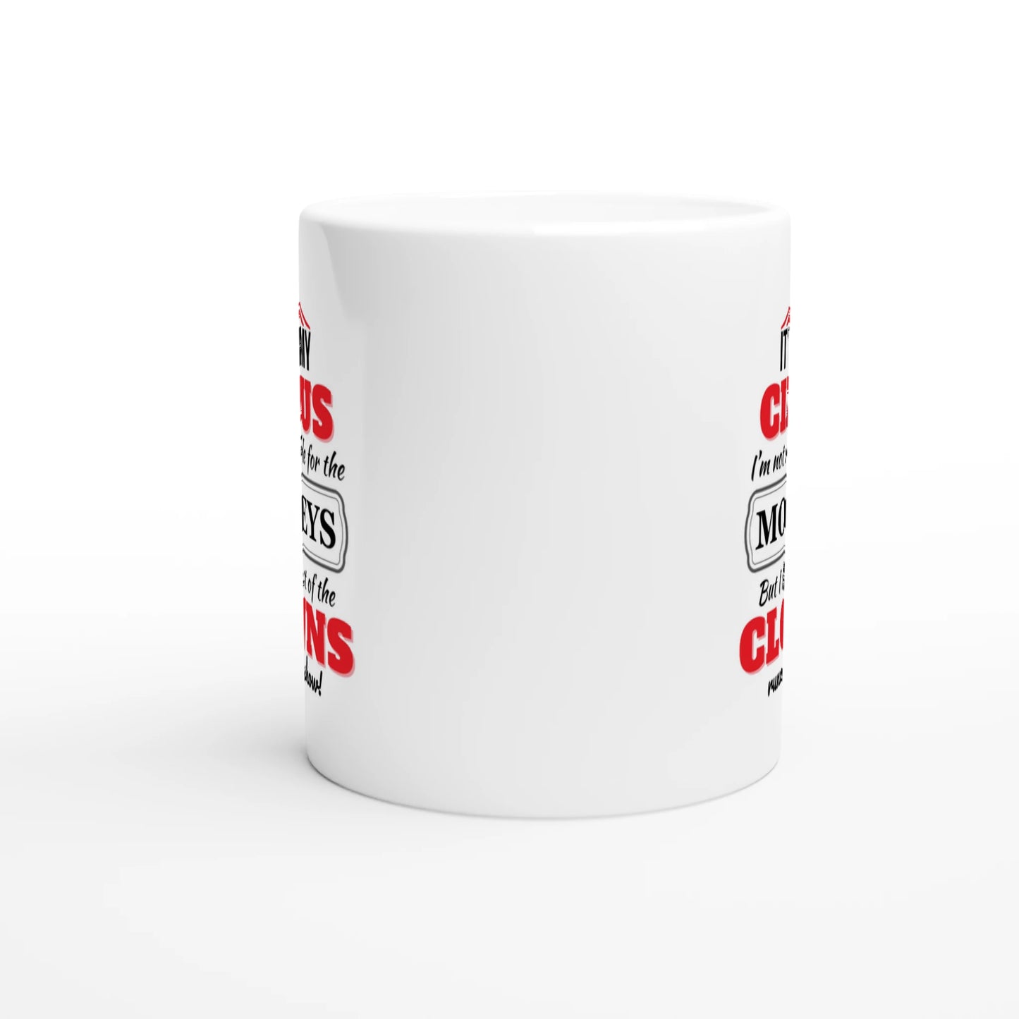 funny office mug, showing wraparound