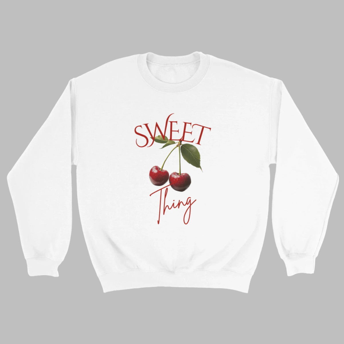 cherry sweatshirt