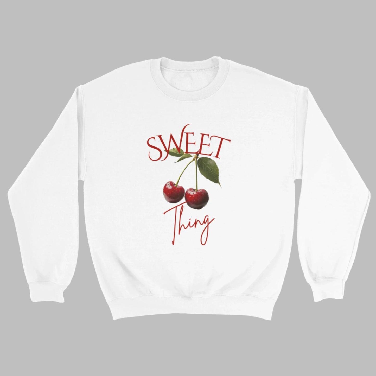 cherry sweatshirt