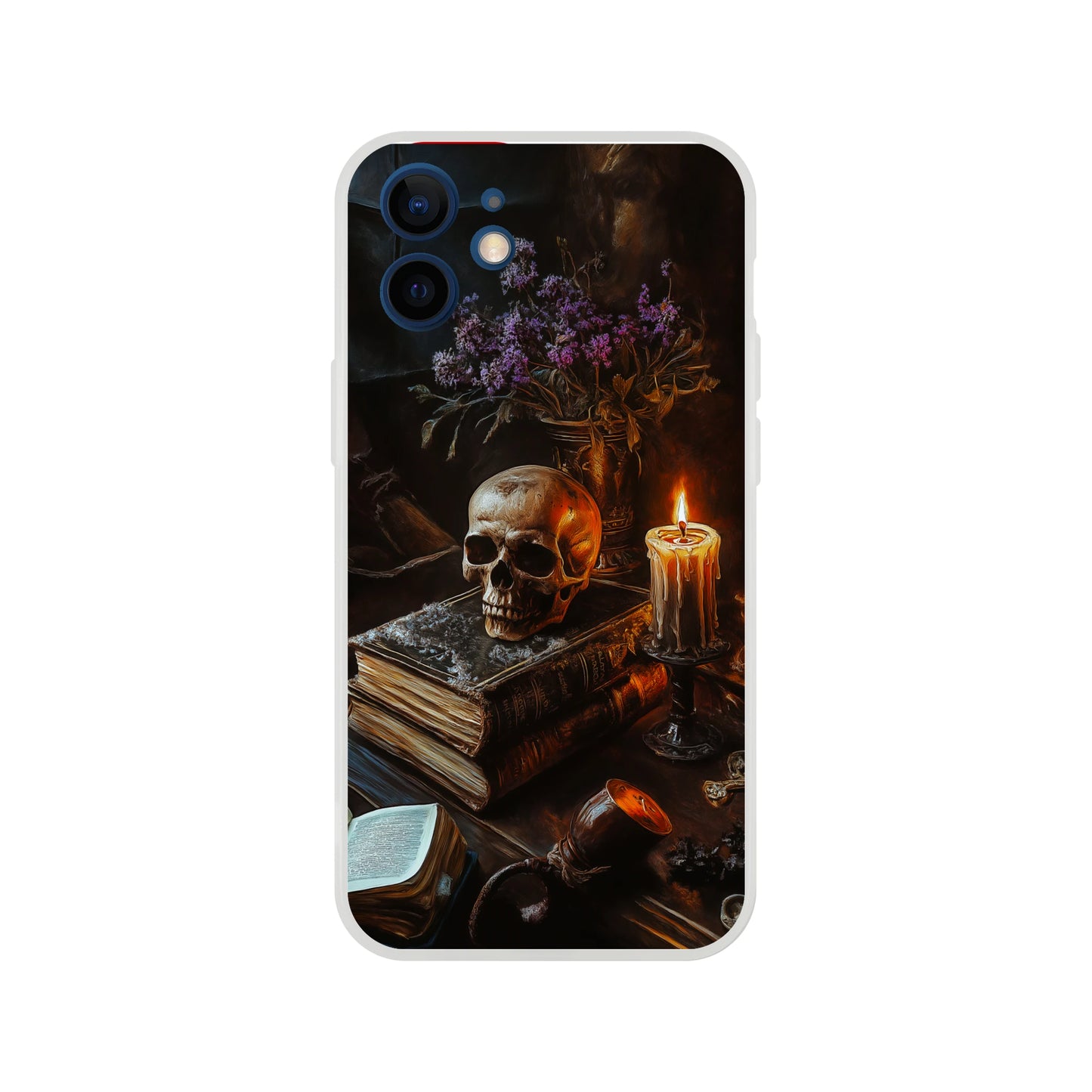 Goth style i phone flexi case