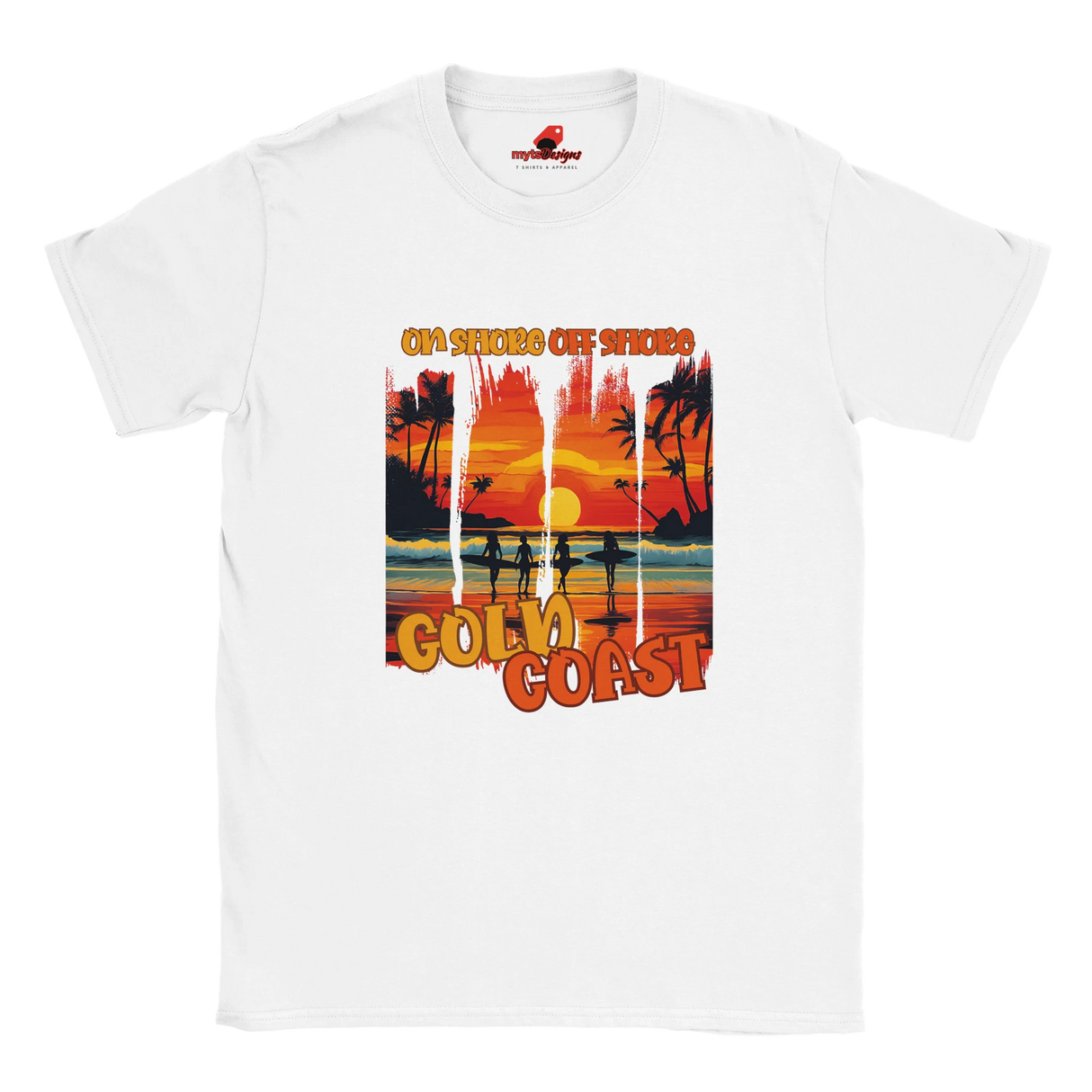 Sunset surf T-shirt