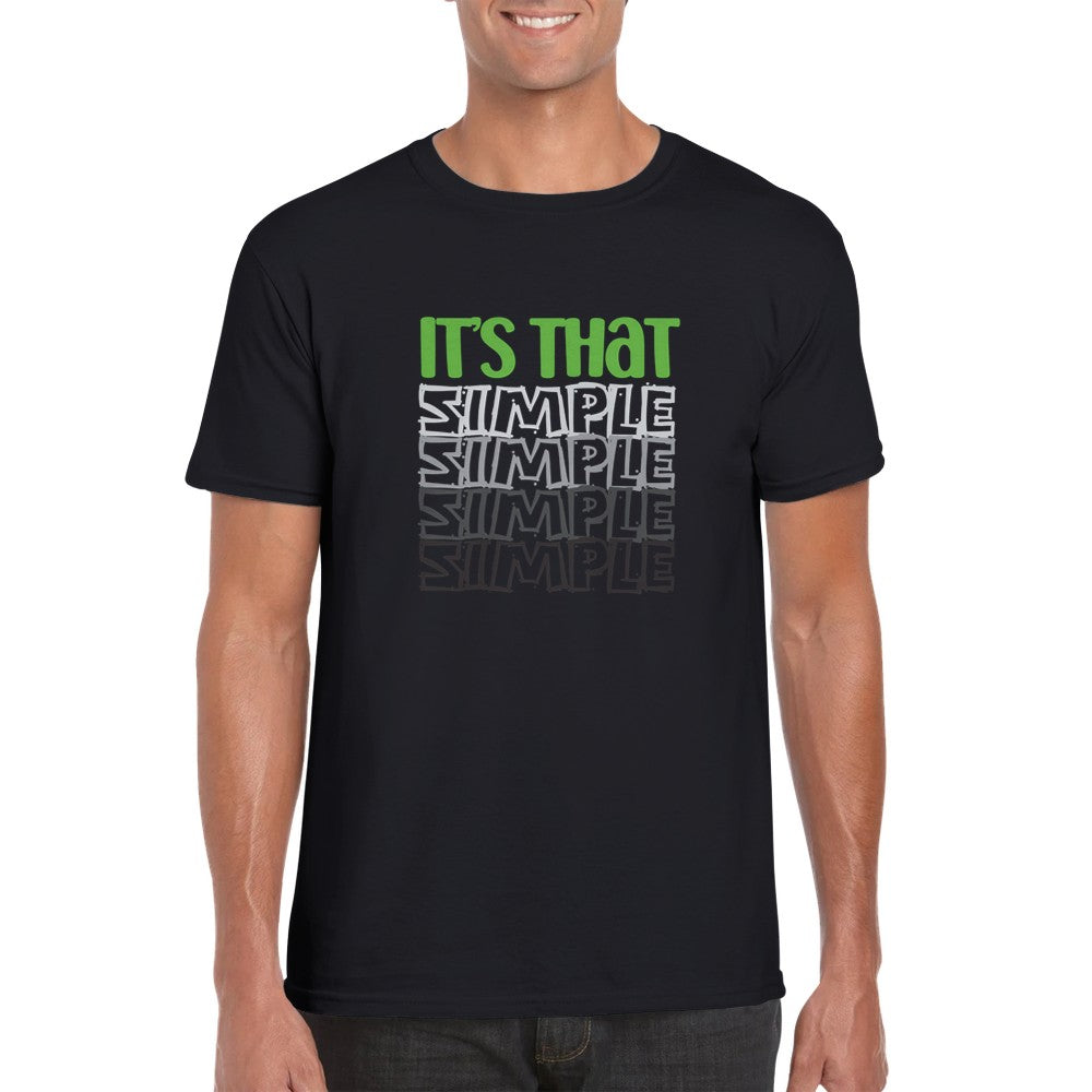 Boy wearing Black T shirt