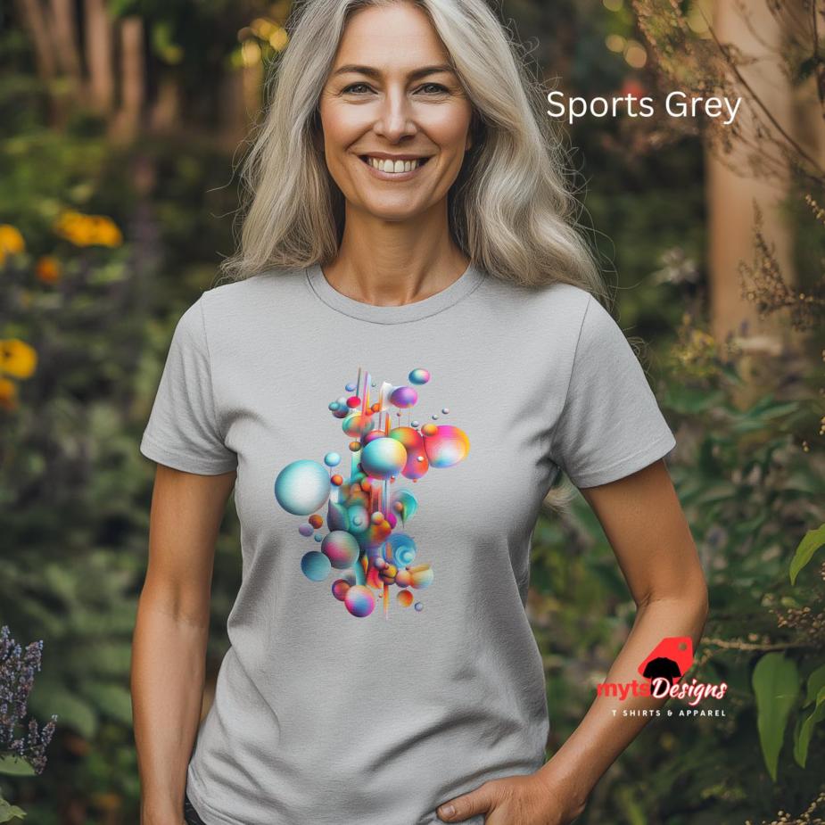 Vibrant Global Geometric Design T-Shirt