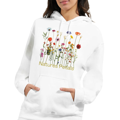 Natures Petals Pullover Hoodie Nature Flower Lovers Gift