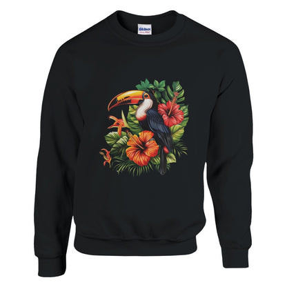 Black Toucan Sweatshirt Unisex