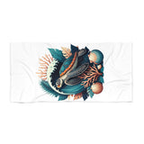 Sea Turtle Paradise Tropical Beach Towel