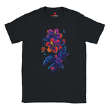 neon floral t-shirt
