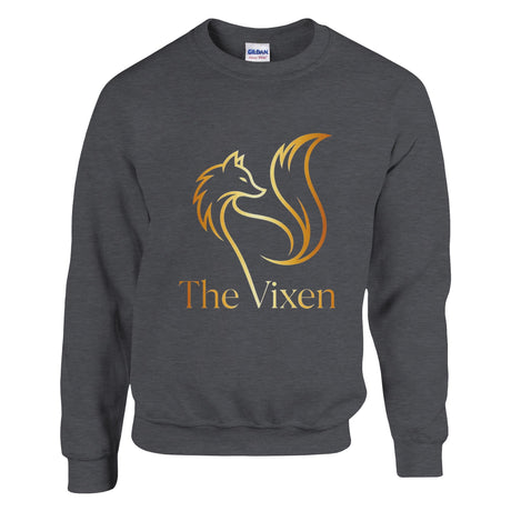 Dark Heather sweatshirt with a colorful otter graphic on a white background