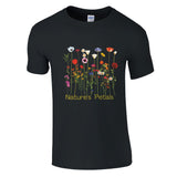 Wildflower T-Shirt Women | Minimalist Floral Graphic Tee | Eco-Friendly Cotton