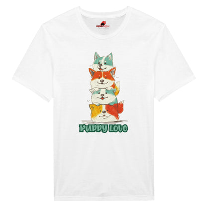 cartoon puppies t-shirt White

