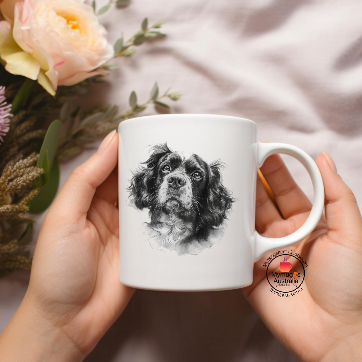 King Charles Spaniel Mug, Dog lovers gift mugs for animal lovers