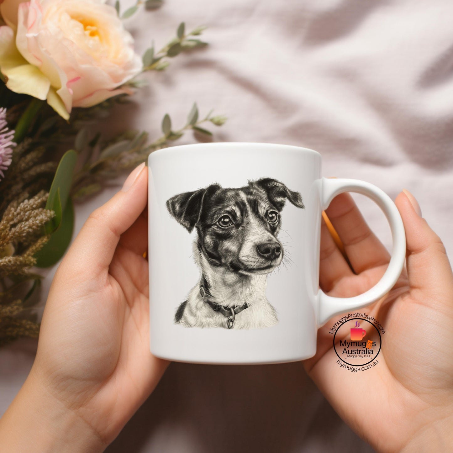 Jack Russell Mug, Dog Lovers Gift Mug for animal Lovers coffee mug gift