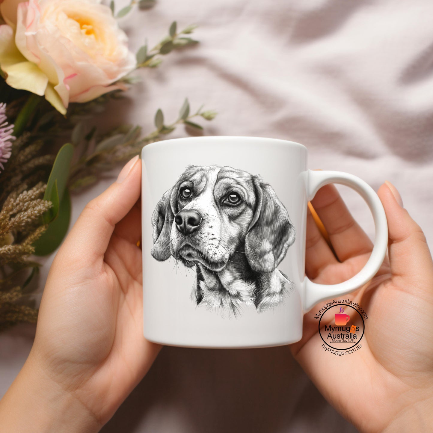 Beagle Mug, Dog Lovers Gift Mugs for Animal lovers coffee mugs