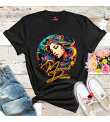 Mermaid Dreams Pop Art T-Shirt - Retro 60s Summer Surf Design
