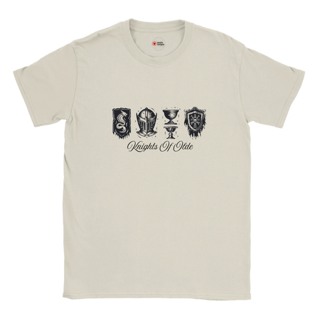 Ice Grey t-shirt with black graphic design and text on a white background