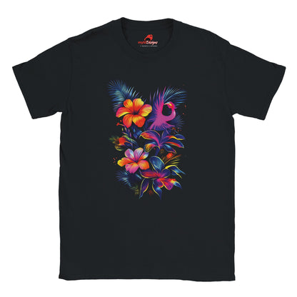 neon floral t-shirt