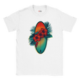 White Hibiscus Surf Tee