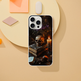 Goth style i phone flexi case